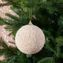 Boule De Noël|KAEMINGK Lot de 12 boules de Noël (D100 mm) s précieuses Perle