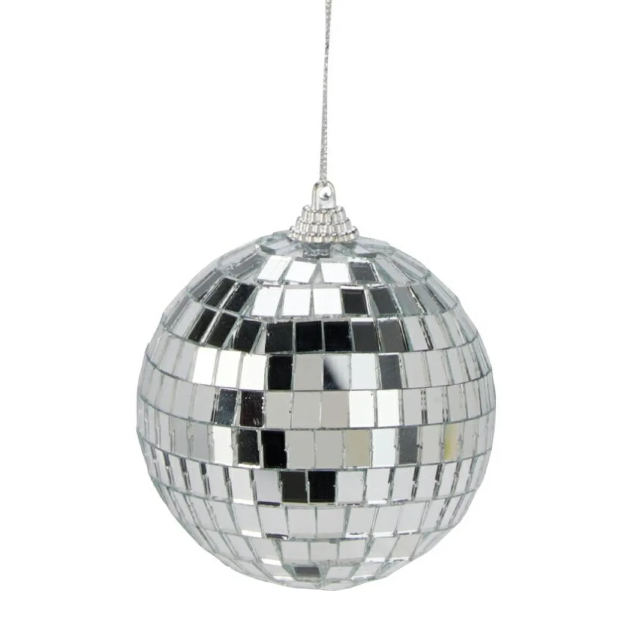 Boule De Noël|KOOPMAN Lot de 12 boules de Noël (D80 mm) Night Fever Argent