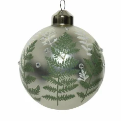 Boule De Noël|KAEMINGK Lot de 3 boules de Noël en verre (D80 mm) Lips Argent