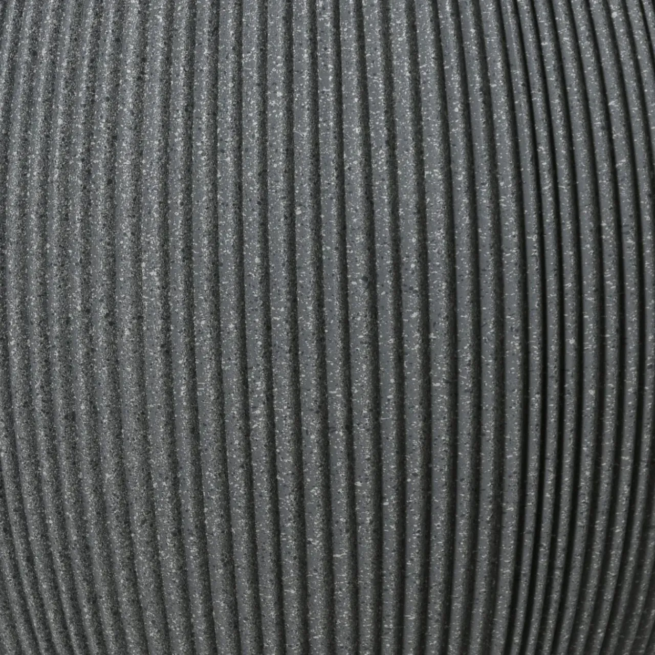 Déco Extérieur Et Cache-Pot|Déco Extérieur Et Cache-Pot|EMINZA Lot de 2 cache-pots d'extérieur ronds (H41-30 cm) Lennox strié Gris Anthracite