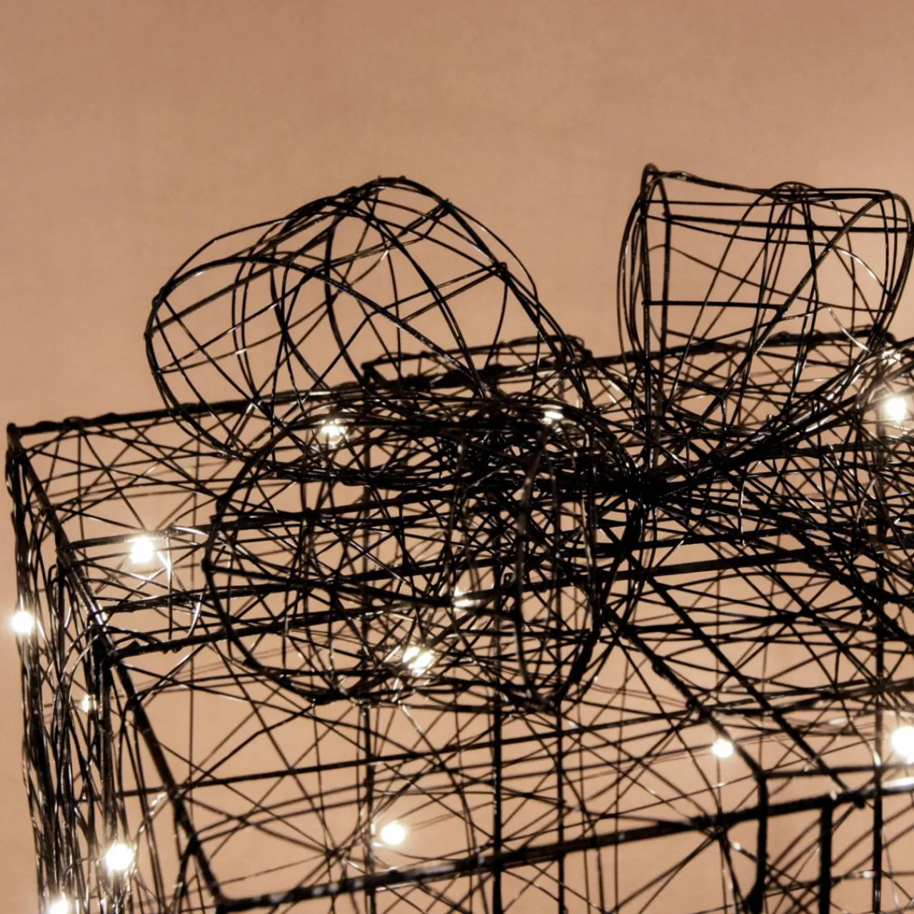 Déco Et Objet De Noël|Déco Et Objet Lumineux|KAEMINGK Lot de 3 cadeaux lumineux à piles 90 LED (H28 cm) Féerie Blanc chaud