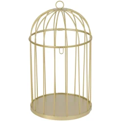 Déco Et Objet De Noël|KOOPMAN Lot de 3 cages à oiseaux (H41 cm) Christmas Chic Dé Or