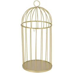 Déco Et Objet De Noël|KOOPMAN Lot de 3 cages à oiseaux (H41 cm) Christmas Chic Dé Or