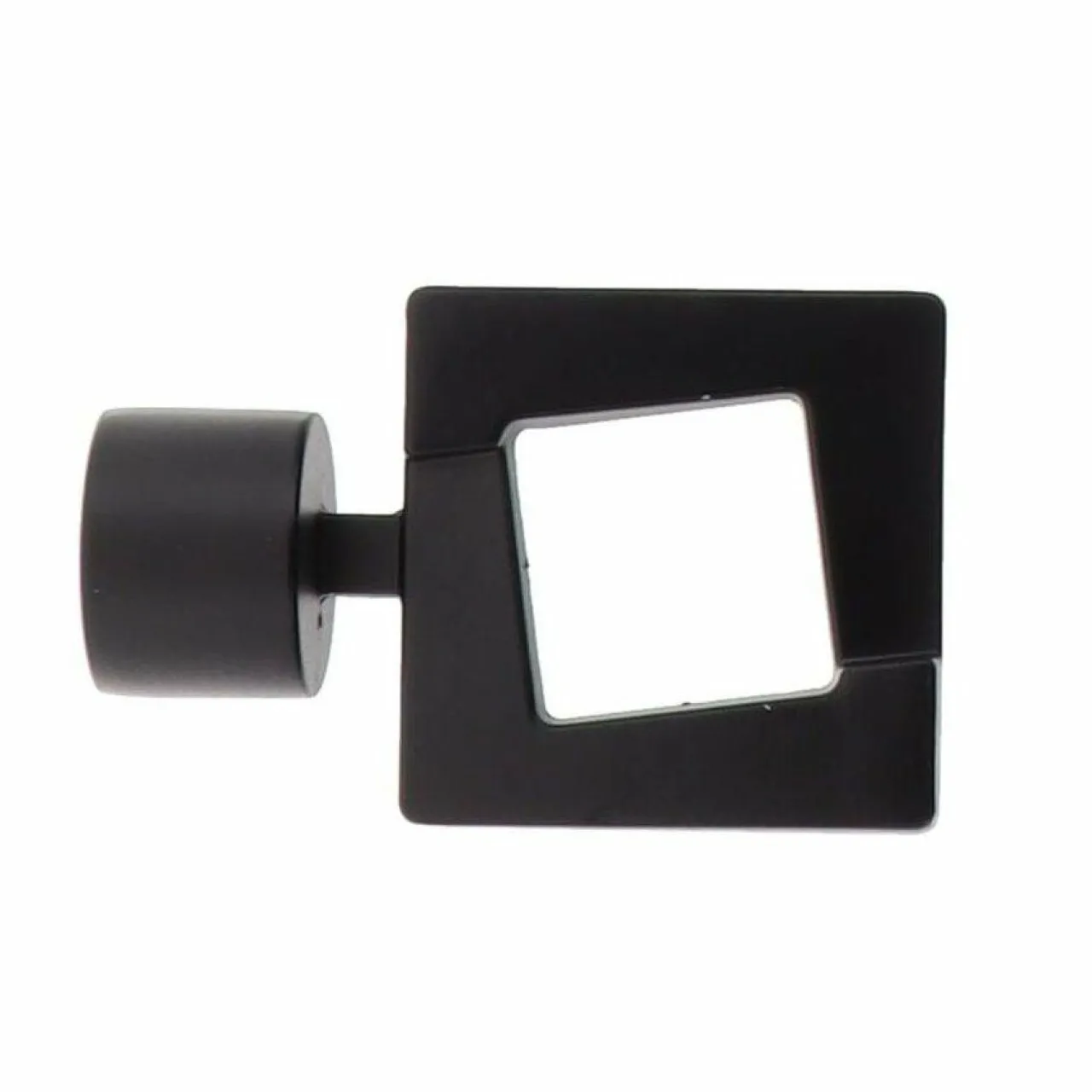 Tringle À Rideau, Barre Et Support|LUANCE Lot de 2 embouts tringle (D28 mm) Lino Upper east side mat Noir