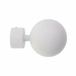 Tringle À Rideau, Barre Et Support|LUANCE Lot de 2 embouts tringle (D28 mm) Lino Gaia mat Blanc