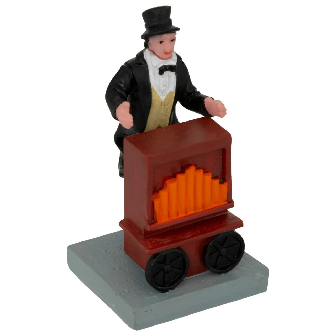 Personnage Et Accessoire Pour Village|JJA Lot de 5 figurines et accessoires pour village (H22 cm) Musique et kiosque Multicolore