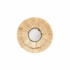 Miroir|ATMOSPHERA Lot de 3 miroirs (D20-30-40 cm) Alba Naturel