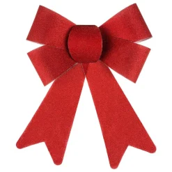 Décoration De Sapin|Feeric Lights & Christmas Lot de 2 nœuds (H18 cm) Carla Rouge