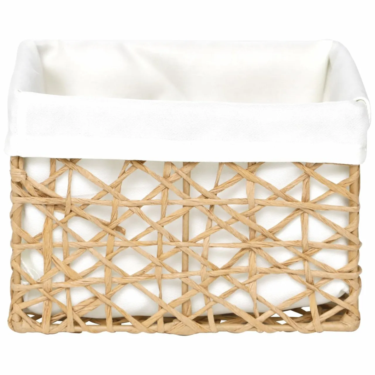 Accessoire Salle De Bain|TENDANCE Lot de 4 paniers (H14 cm) Coly Naturel