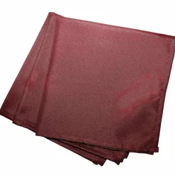 Serviette De Table|DOUCEUR D'INTERIEUR Lot de 3 serviettes (40 x 40 cm) Essentiel Bordeaux