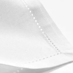 Serviette De Table|DOUCEUR D'INTERIEUR Lot de 3 serviettes coton (40 x 40 cm) Charline Blanc