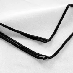 Serviette De Table|DOUCEUR D'INTERIEUR Lot de 3 serviettes coton recyclé (40 x 40 cm) Mistraline hes Blanc