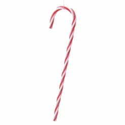 Décoration De Sapin|KAEMINGK Lot de 6 sucres d'orge à suspendre (H13 cm) Batonnets Rouge