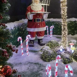 Déco Et Objet Lumineux|EMINZA Lot de 3 sucres d'orge lumineux 90 LED (H60 cm) Blanc froid