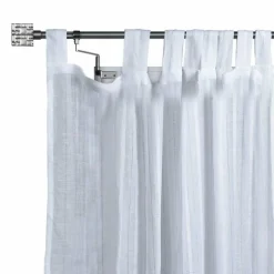 Tringle Voilage Et Support|LUANCE Lot de 2 supports Fix'vit (L180 - D20 mm) Argent