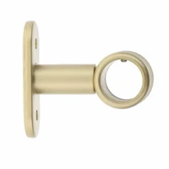 Tringle Plafond|Tringle À Rideau, Barre Et Support|LUANCE Lot de 2 suppts tringles fixes (L50 / D20 mm) Jim Or