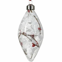 Décoration De Sapin|KAEMINGK Lot de 2 suspensions en verre (H13 cm) Branches Transparent