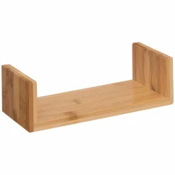 Étagère Murale|ATMOSPHERA Lot de 3 étagères bambou (L22-32-42 cm) Fixy Naturel