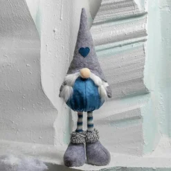 Père Noël, Animaux Et Personnage|KAEMINGK Lutin de Noël (H50 cm) Huguette chapeau pointu Gris