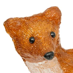 Déco Et Objet Lumineux|JJA Mangouste lumineuse 25 LED (H16 cm) Emmy Blanc froid Marron