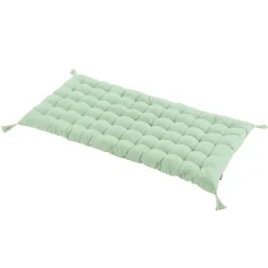Coussin De Sol|EMINZA Matelas de sol coton (120 x 60 cm) Pixel Vert menthe