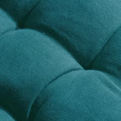 Coussin De Sol|EMINZA Matelas de sol coton (120 x 60 cm) Pixel Bleu canard