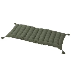 Coussin De Sol|EMINZA Matelas de sol gaze de coton (60 x 120 cm) Gaïa Vert romarin