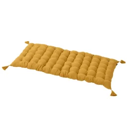 Coussin De Sol|EMINZA Matelas de sol gaze de coton (60 x 120 cm) Gaïa Jaune safran