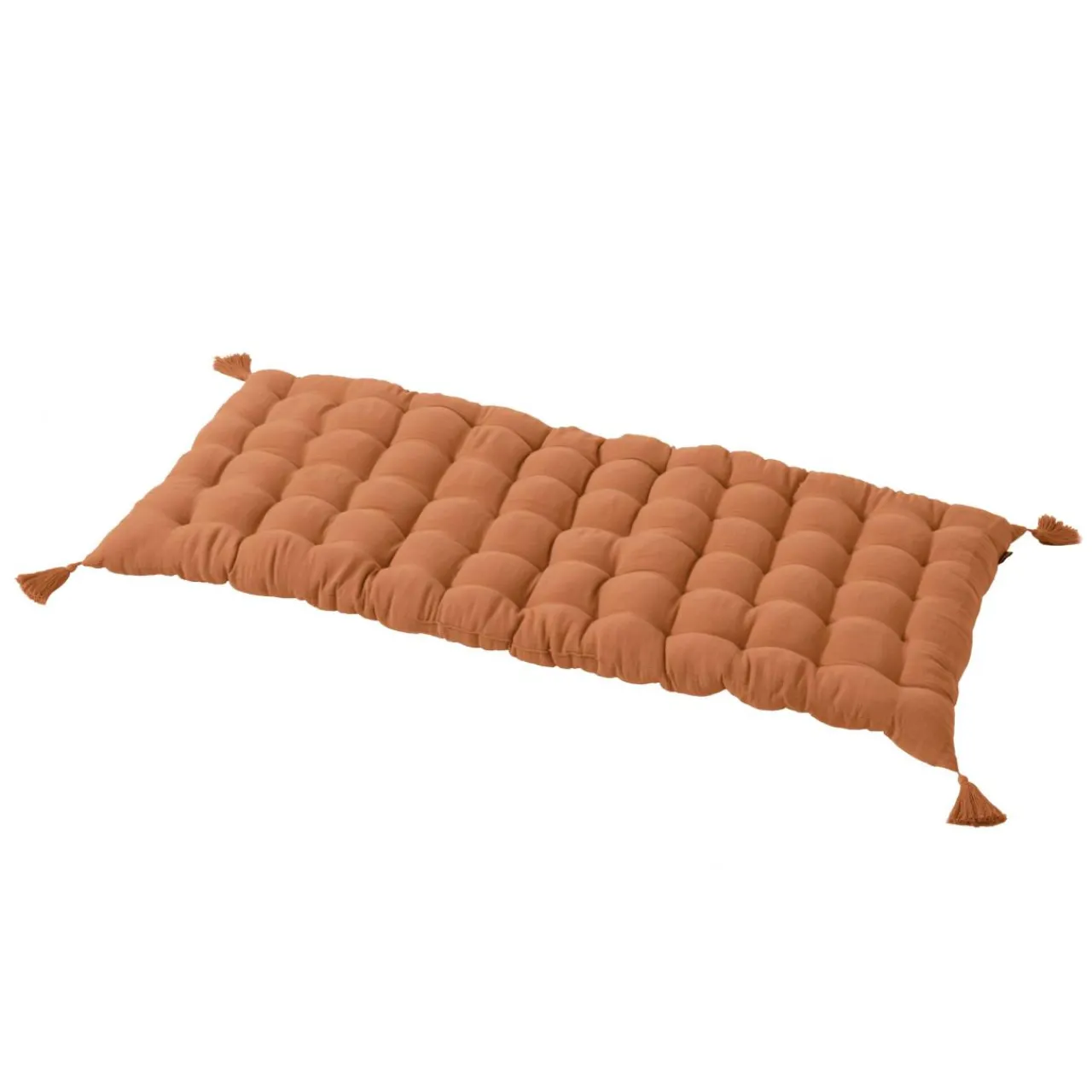Coussin De Sol|EMINZA Matelas de sol gaze de coton (60 x 120 cm) Gaïa Abricot