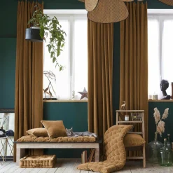 Coussin De Sol|EMINZA Matelas de sol velours de coton (60 x 120 cm) Victor Camel