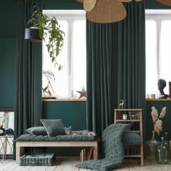 Coussin De Sol|EMINZA Matelas de sol velours de coton (60 x 120 cm) Victor Gris ardoise