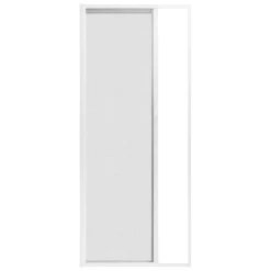 Moustiquaire|LUANCE Moustiquaire porte fenêtre enroulable latérale (140 x 230 cm) Moustyk Blanc