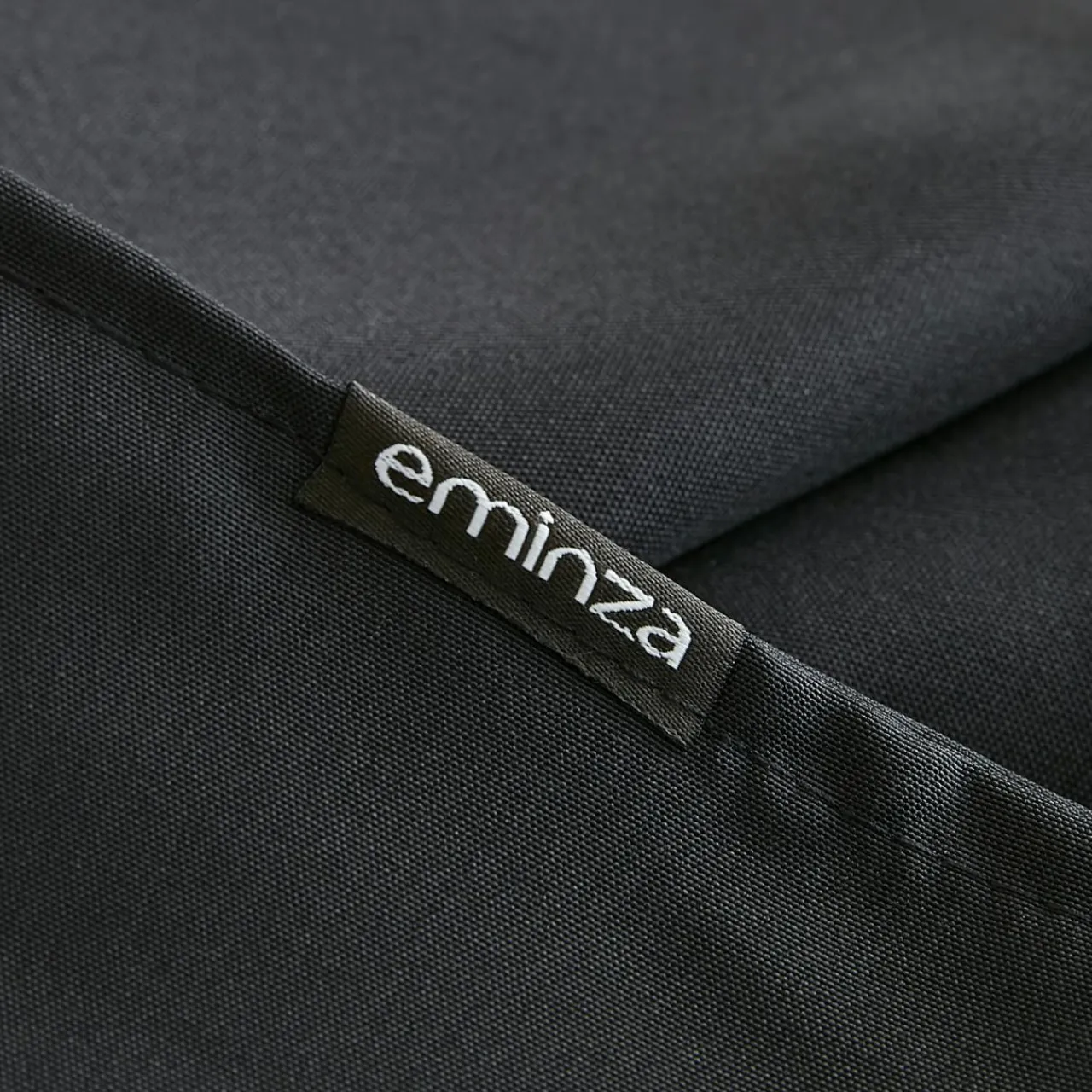 Nappe De Table|EMINZA Nappe carrée anti tache (100 x 100 cm) Elise e Noir