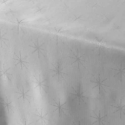 Nappe Et Chemin De Table|DOUCEUR D'INTERIEUR Nappe de Noël rectangulaire (140 x 240 cm) Etoiles Gris