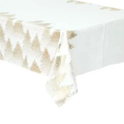 Nappe Et Chemin De Table|Feeric Lights & Christmas Nappe de Noël rectangulaire (140 x 240 cm) Sapin Or