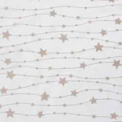 Nappe Et Chemin De Table|JJA Nappe de Noël rectangulaire (140 x 360 cm) Pluie d'étoiles he Blanc