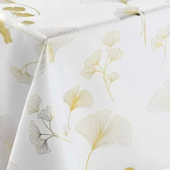 Nappe De Table|DOUCEUR D'INTERIEUR Nappe rectangulaire (150 x 240 cm) Bloomy he Blanc