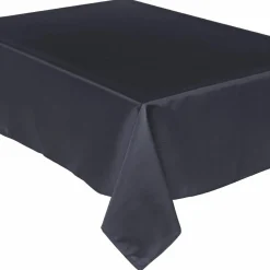 Nappe De Table|ATMOSPHERA Nappe rectangulaire anti tache (140 x 240 cm) Lina Gris foncé