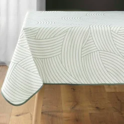 Nappe De Table|DOUCEUR D'INTERIEUR Nappe rectangulaire anti tache (150 x 240 cm) Linea he Blanc