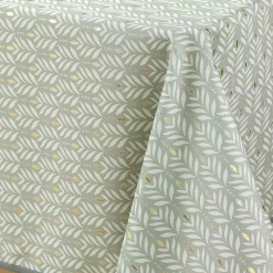 Nappe De Table|douceur d'intu017drieur Nappe rectangulaire anti tache (145 x 240 cm) Piana Vert sauge