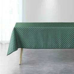 Nappe De Table|douceur d'intu017drieur Nappe rectangulaire anti tache (150 x 240 cm) Artchic e Vert
