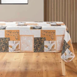 Nappe De Table|douceur d'intu017drieur Nappe rectangulaire anti tache (150 x 240 cm) Faya Multicolore