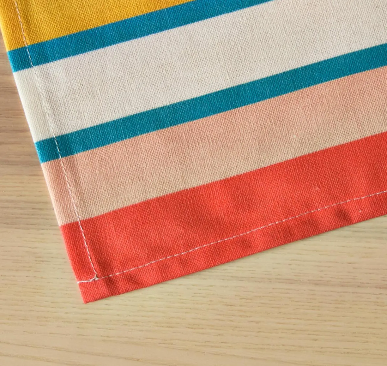 Nappe De Table|EMINZA Nappe rectangulaire coton enduit (150 x 350 cm) Bonifacio Multicolore