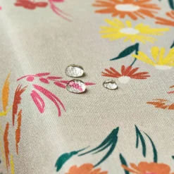 Nappe De Table|EMINZA Nappe rectangulaire coton enduit (150 x 350 cm) Juliette Beige