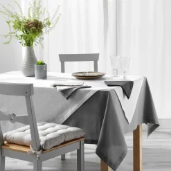 Nappe De Table|DOUCEUR D'INTERIEUR Nappe rectangulaire coton (140 x 240 cm) Charline Beige
