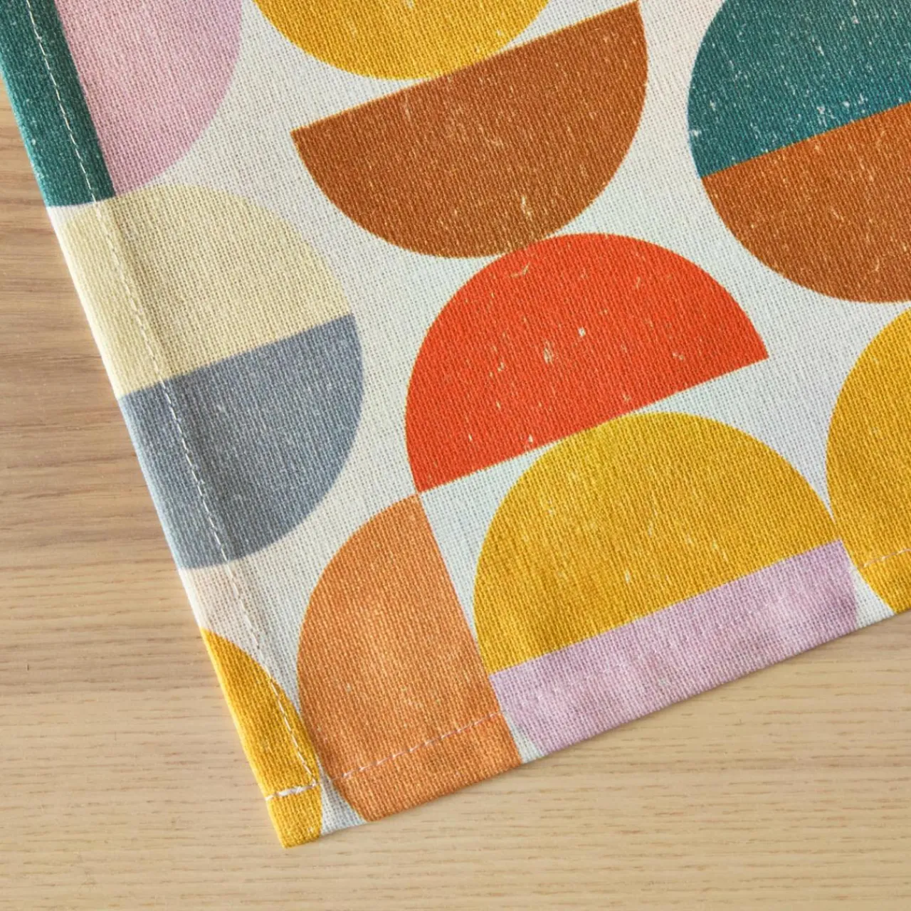 Nappe De Table|EMINZA Nappe rectangulaire coton enduit (150 x 350 cm) Brooklyn Multicolore