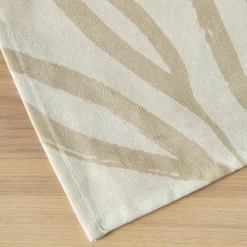 Nappe De Table|EMINZA Nappe rectangulaire coton enduit (150 x 250 cm) Galice Beige