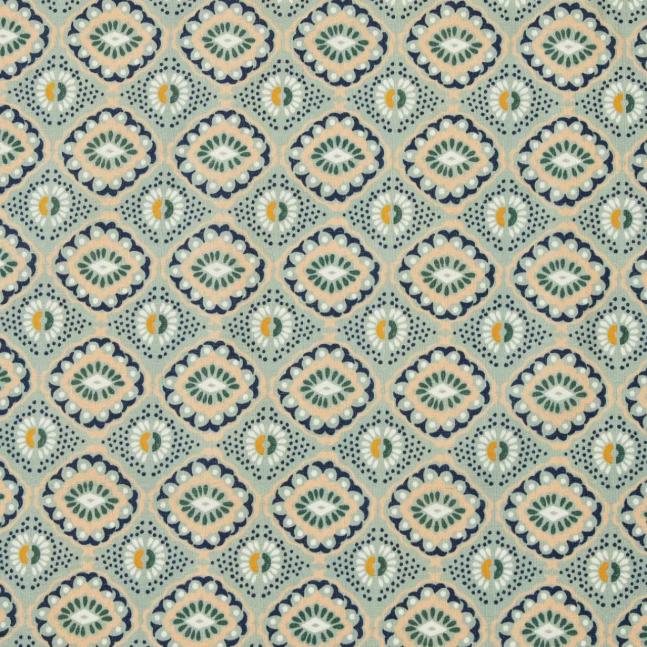 Nappe De Table|EMINZA Nappe rectangulaire coton enduit (150 x 350 cm) Palerme e Vert