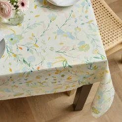 Nappe De Table|EMINZA Nappe rectangulaire coton enduit (150 x 250 cm) Ornella Multicolore