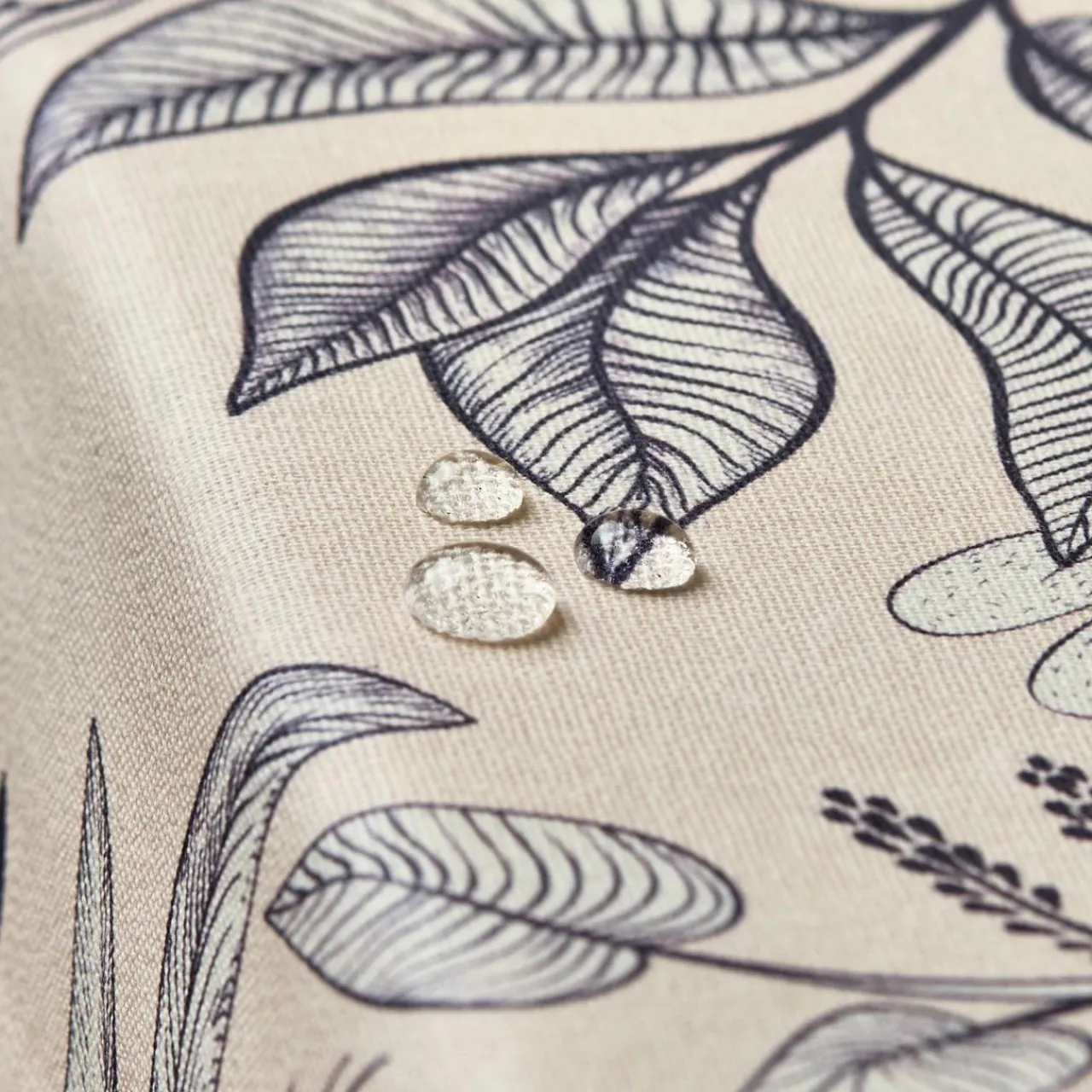 Nappe De Table|EMINZA Nappe rectangulaire coton enduit (150 x 250 cm) Colibri e Gris